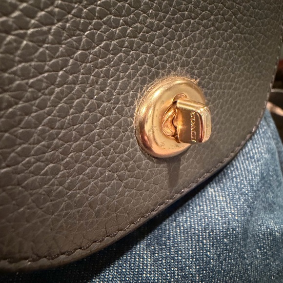 Coach Billie EUC backpack in midnight blue denim and pebbled leather - Picture 10 of 10